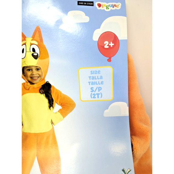 Bluey Toddlers Bingo Halloween Costume Cosplay Size Small (2T) Brand New Target - Picture 2 of 4
